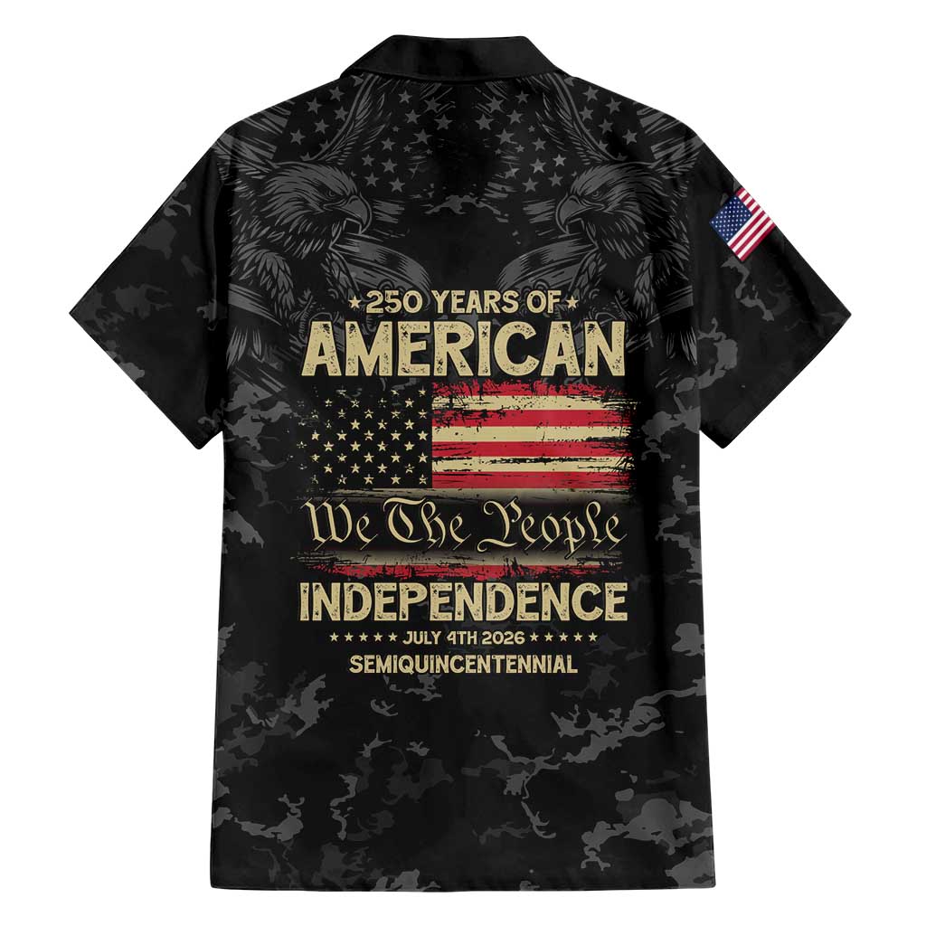 United States Hawaiian Shirt Semiquincentennial Anniversary - Camo Style