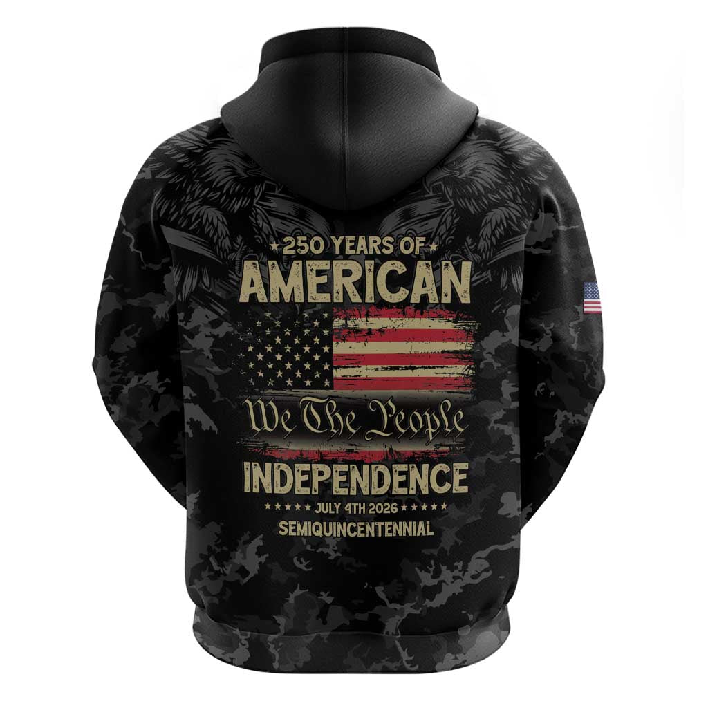 United States Hoodie Semiquincentennial Anniversary - Camo Style