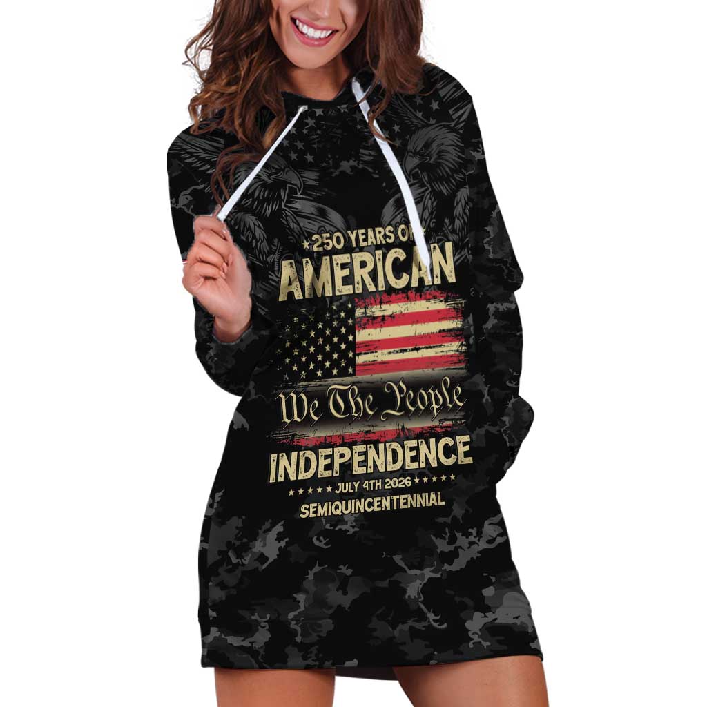 United States Hoodie Dress Semiquincentennial Anniversary - Camo Style
