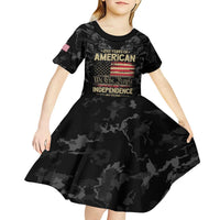 United States Kid Short Sleeve Dress Semiquincentennial Anniversary - Camo Style