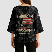 United States Kimono Sleeve Blouse Semiquincentennial Anniversary - Camo Style