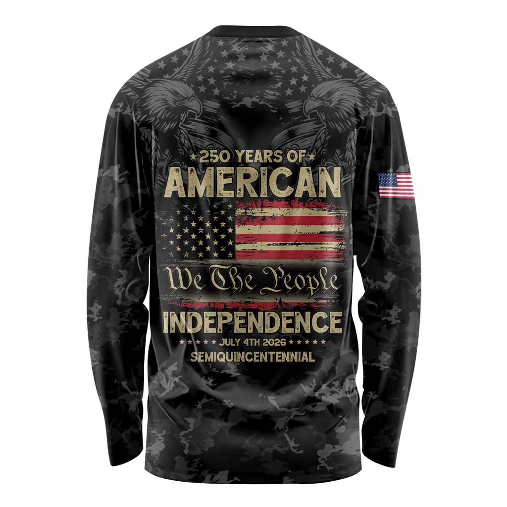 United States Long Sleeve Shirt Semiquincentennial Anniversary - Camo Style