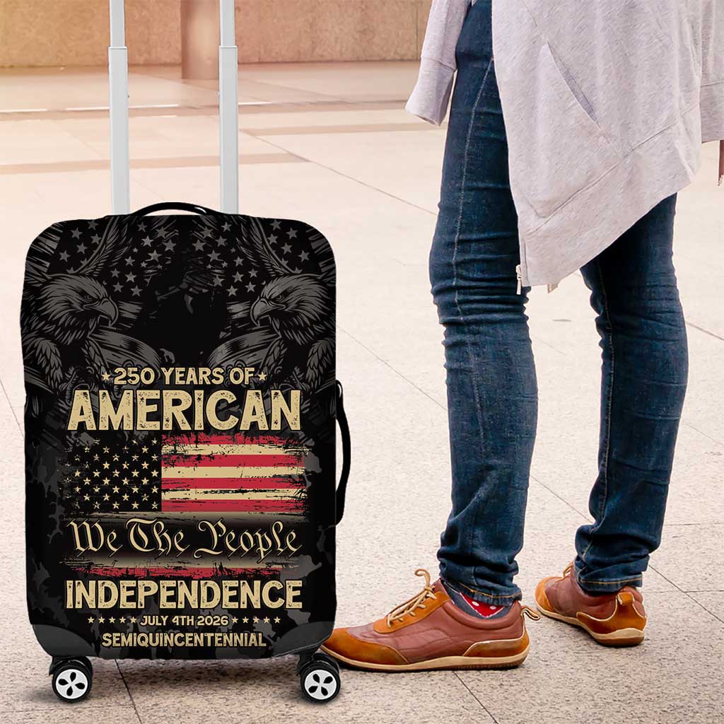 United States Luggage Cover Semiquincentennial Anniversary - Camo Style