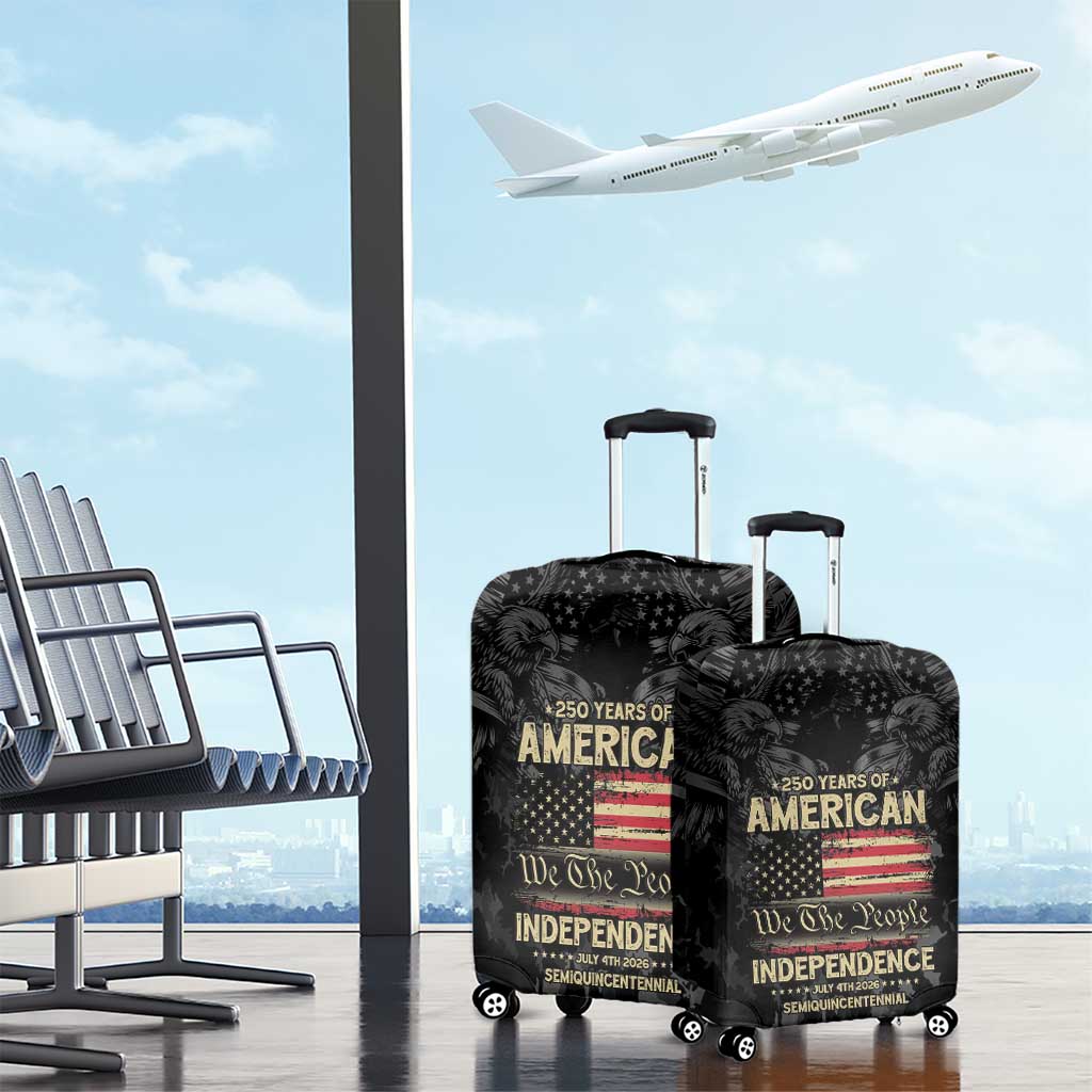 United States Luggage Cover Semiquincentennial Anniversary - Camo Style
