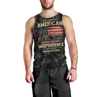United States Men Tank Top Semiquincentennial Anniversary - Camo Style