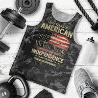 United States Men Tank Top Semiquincentennial Anniversary - Camo Style