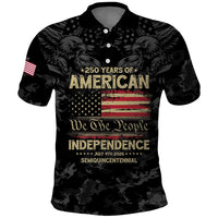 United States Polo Shirt Semiquincentennial Anniversary - Camo Style
