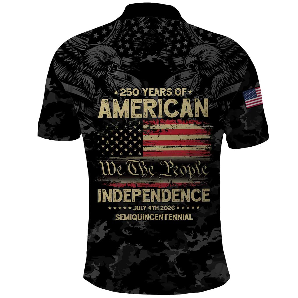 United States Polo Shirt Semiquincentennial Anniversary - Camo Style