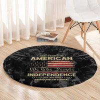 United States Round Carpet Semiquincentennial Anniversary - Camo Style