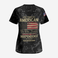 United States Scrub Top Semiquincentennial Anniversary - Camo Style