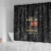 United States Shower Curtain Semiquincentennial Anniversary - Camo Style