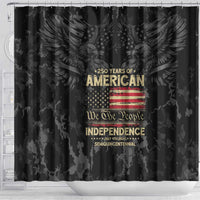 United States Shower Curtain Semiquincentennial Anniversary - Camo Style
