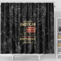 United States Shower Curtain Semiquincentennial Anniversary - Camo Style