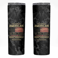 United States Skinny Tumbler Semiquincentennial Anniversary - Camo Style