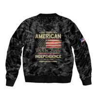 United States Sleeve Zip Bomber Jacket Semiquincentennial Anniversary - Camo Style