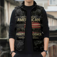 United States Sleeveless Puffer Jacket Semiquincentennial Anniversary - Camo Style