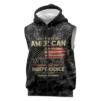United States Sleeveless Zip Hoodie Semiquincentennial Anniversary - Camo Style