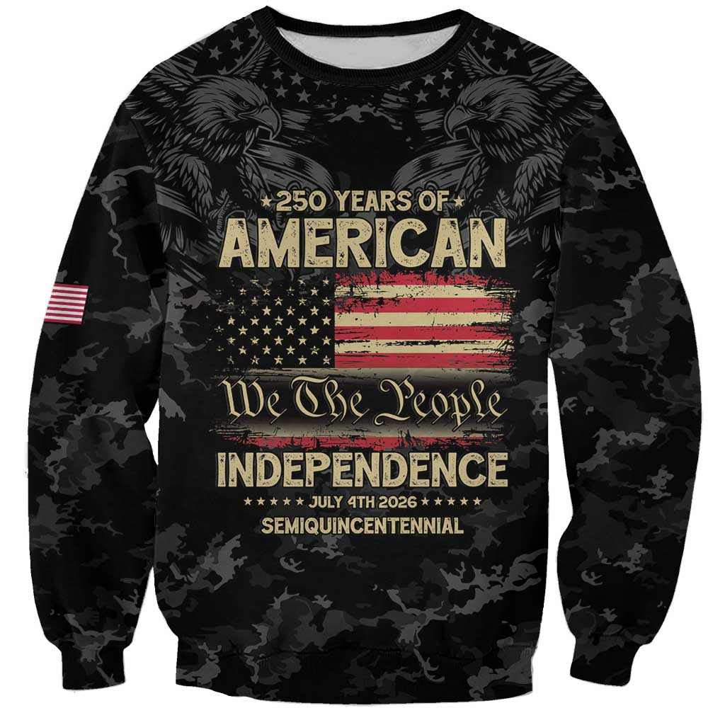 United States Sweatshirt Semiquincentennial Anniversary - Camo Style