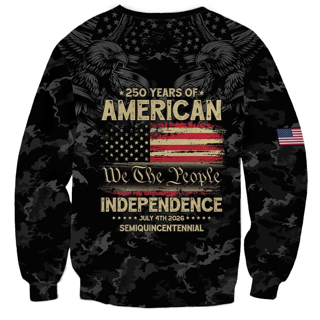 United States Sweatshirt Semiquincentennial Anniversary - Camo Style