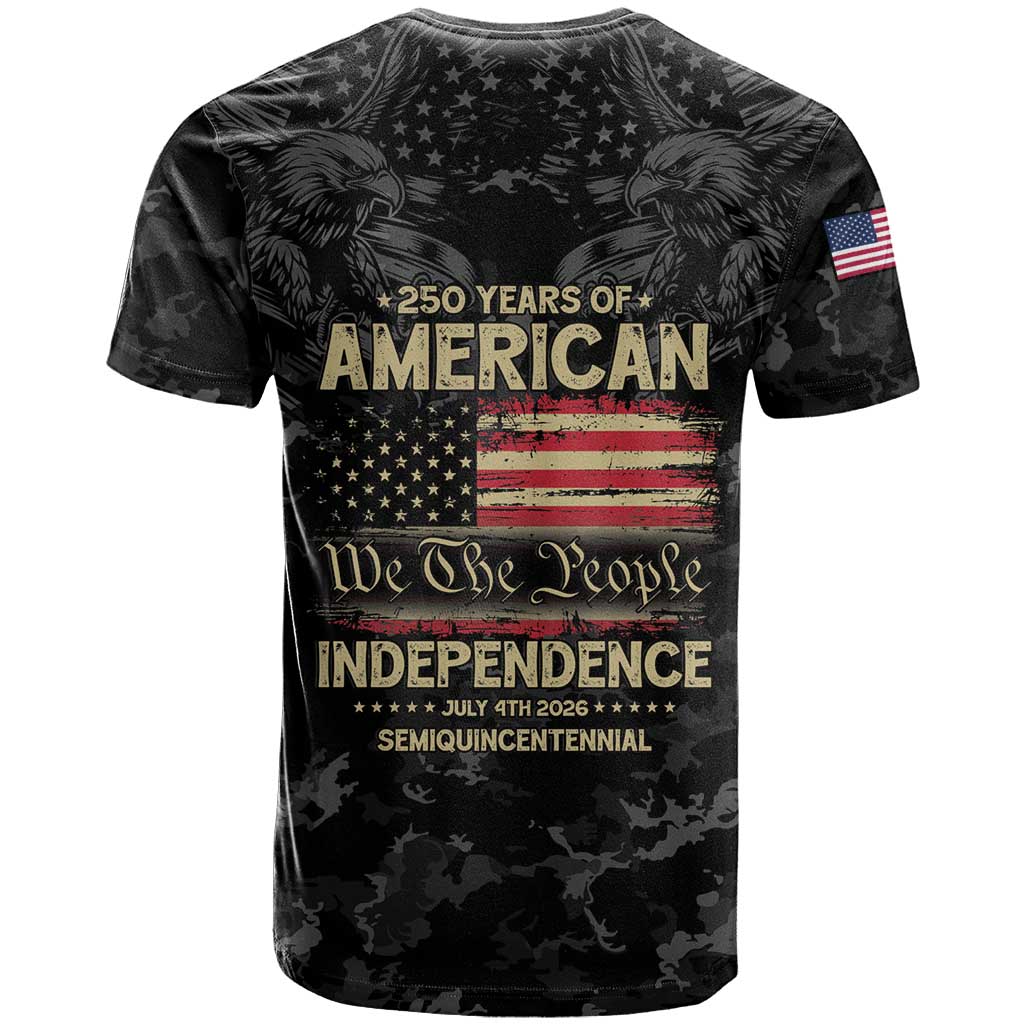 United States T Shirt Semiquincentennial Anniversary - Camo Style