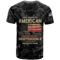 United States T Shirt Semiquincentennial Anniversary - Camo Style