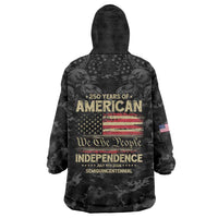 United States Wearable Blanket Hoodie Semiquincentennial Anniversary - Camo Style