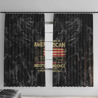 United States Window Curtain Semiquincentennial Anniversary - Camo Style