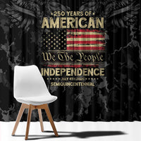 United States Window Curtain Semiquincentennial Anniversary - Camo Style