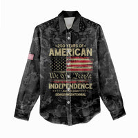 United States Women Casual Shirt Semiquincentennial Anniversary - Camo Style