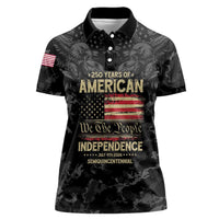 United States Women Polo Shirt Semiquincentennial Anniversary - Camo Style