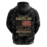 United States Zip Hoodie Semiquincentennial Anniversary - Camo Style