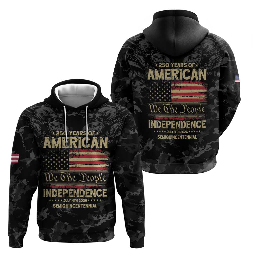 United States Zip Hoodie Semiquincentennial Anniversary - Camo Style