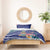 Personalized Cayman Islands Bedding Set Coat Of Arms Tropical Flowers