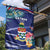 Personalized Cayman Islands Garden Flag Coat Of Arms Tropical Flowers