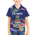 Personalized Cayman Islands Kid Hawaiian Shirt Coat Of Arms Tropical Flowers
