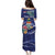 Personalized Cayman Islands Puletasi Coat Of Arms Tropical Flowers