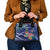 Personalized Cayman Islands Shoulder Handbag Coat Of Arms Tropical Flowers