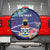 Personalized Cayman Islands Spare Tire Cover Coat Of Arms Tropical Flowers