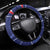 Cayman Islands Steering Wheel Cover Coat Of Arms Tropical Flowers