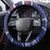 Cayman Islands Steering Wheel Cover Coat Of Arms Tropical Flowers