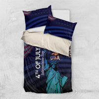 Fourth Of July USA Bedding Set Eagle - Statue Of Liberty