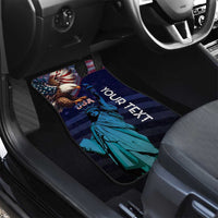 Fourth Of July USA Car Mats Eagle - Statue Of Liberty
