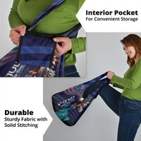 Fourth Of July USA Grocery Bag Eagle - Statue Of Liberty