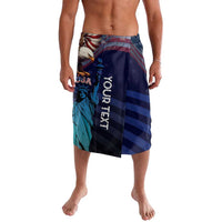 Personalized Fourth Of July USA Lavalava Eagle - Statue Of Liberty