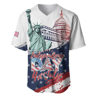 Personalized Fourth Of July Baseball Jersey Happy USA Independence Day