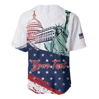 Personalized Fourth Of July Baseball Jersey Happy USA Independence Day