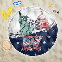 Fourth Of July Beach Blanket Happy USA Independence Day