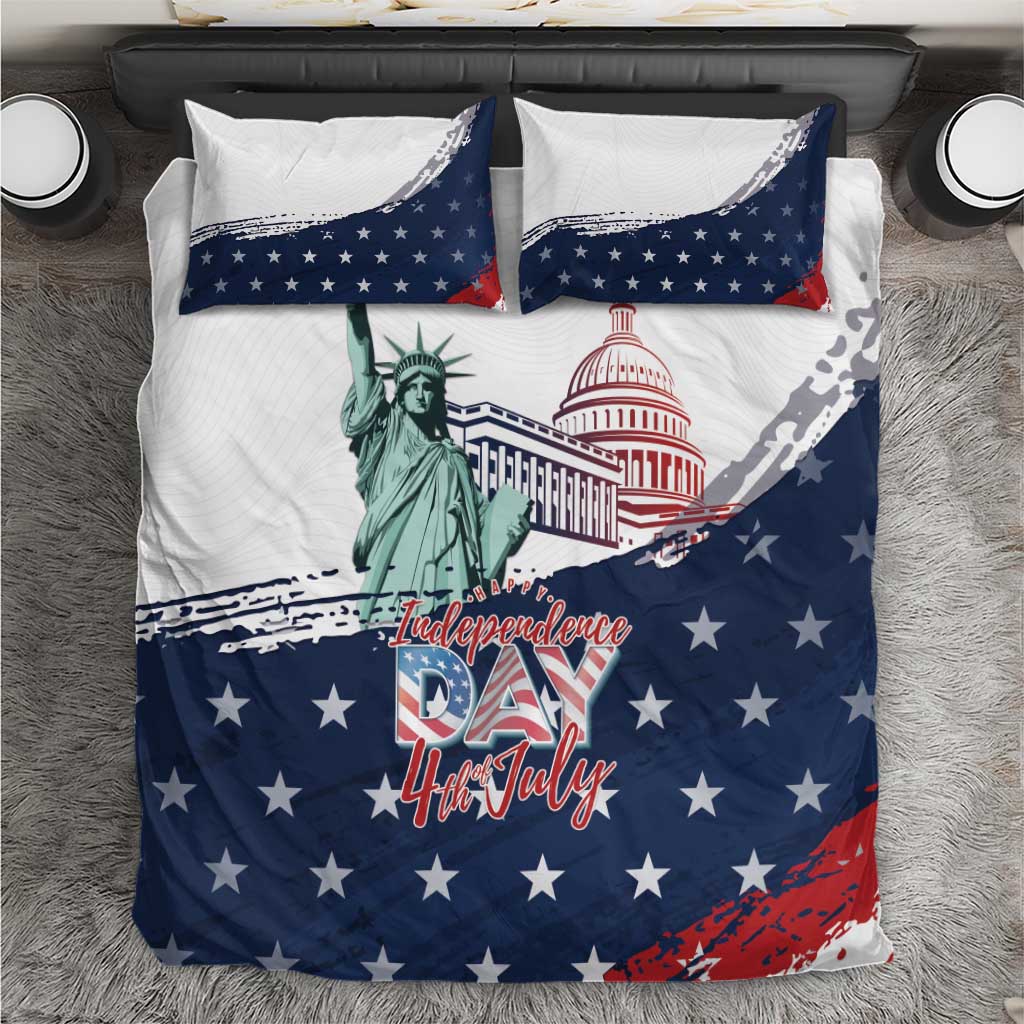 Fourth Of July Bedding Set Happy USA Independence Day