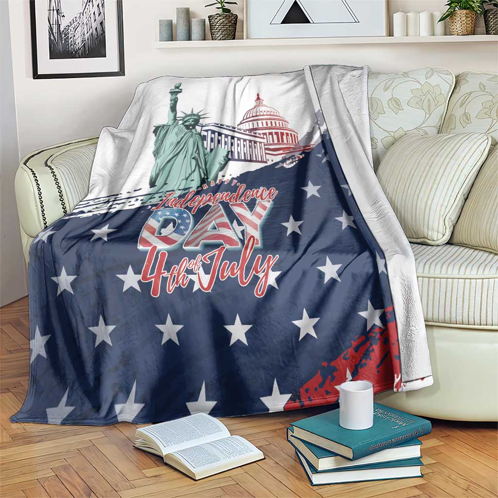 Fourth Of July Blanket Happy USA Independence Day