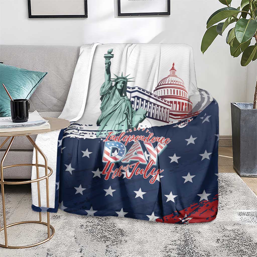Fourth Of July Blanket Happy USA Independence Day